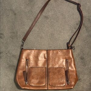 Chic Brown Crossbody Bag